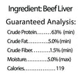 Load image into Gallery viewer, Lick You Silly Premium Freeze-Dried Dog Food seasoning boost- All Beef liver- 1.8oz - Lick You Silly Pet Products Shop
