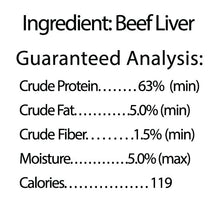 Lick You Silly Premium Freeze-Dried Dog Food seasoning boost- All Beef liver- 1.8oz - Lick You Silly Pet Products Shop
